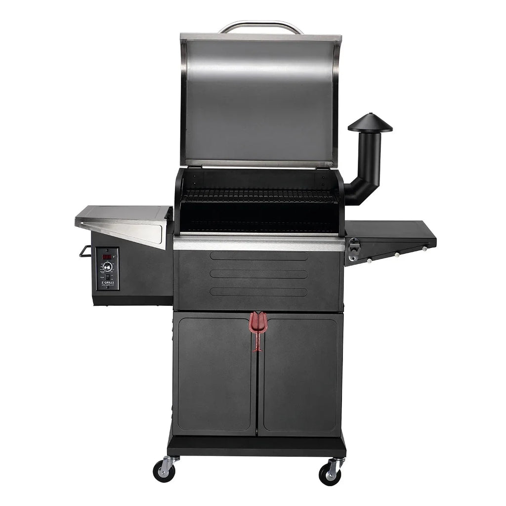 Z GRILLS Wood Pellet Grill Smoker with PID Technology, Auto Temperature Control, Direct Flame Searing Function, 572 sq in Cooking Area for Outdoor BBQ
