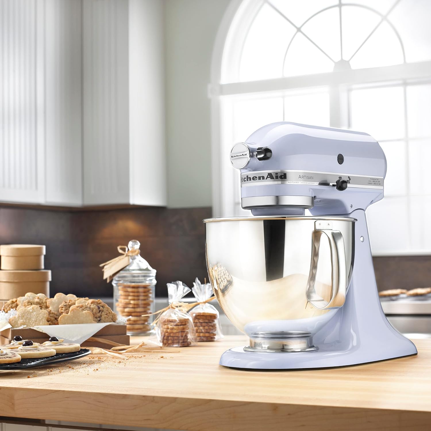 KitchenAid Artisan Series 5 Quart Tilt Head Stand Mixer with Pouring Shield KSM150PS, Cast Iron