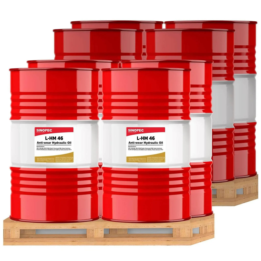 Sinopec AW 32 Hydraulic Oil Fluid (ISO VG 32, SAE 10W), 55 Gallon Drum