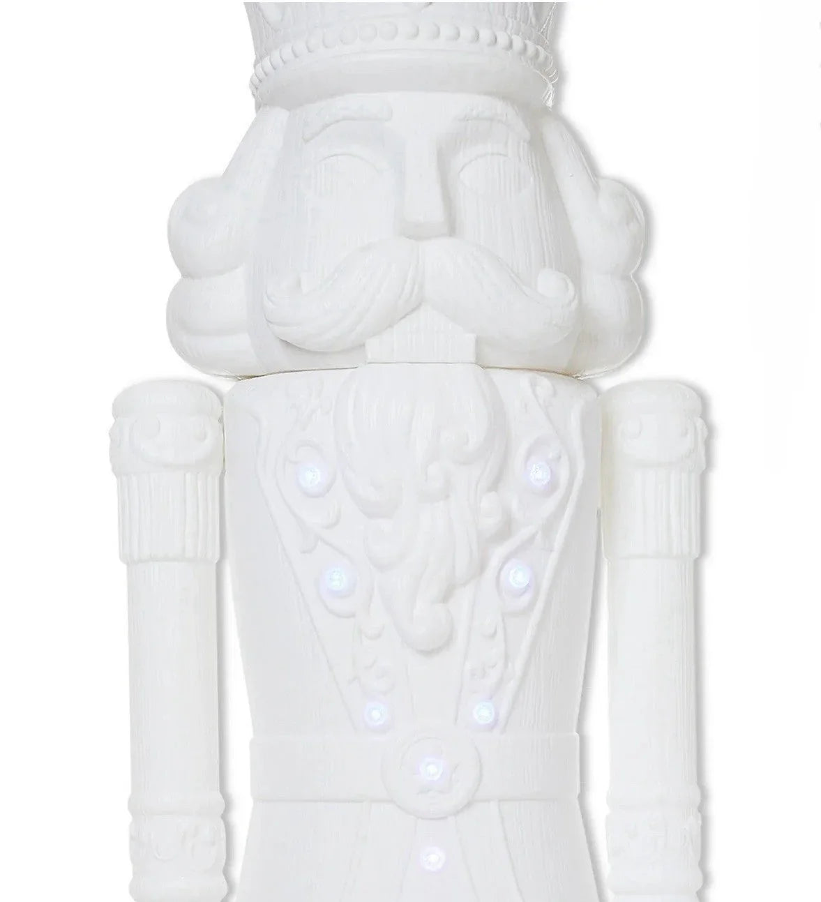 2025 Holiday Time 75” 6 Foot Nutcracker Christmas Statue Decoration, Lights/Music