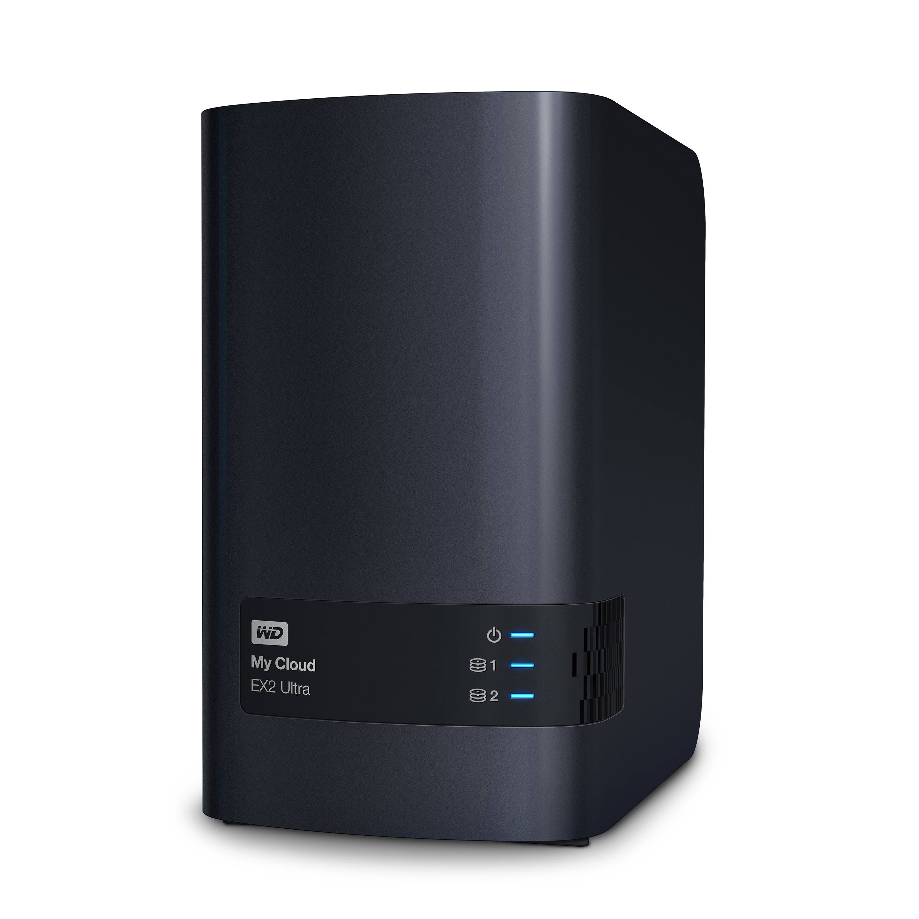 WD My Cloud EX2 Ultra WDBVBZ0000NCH 2-Bay Diskless Personal cloud Storage device
