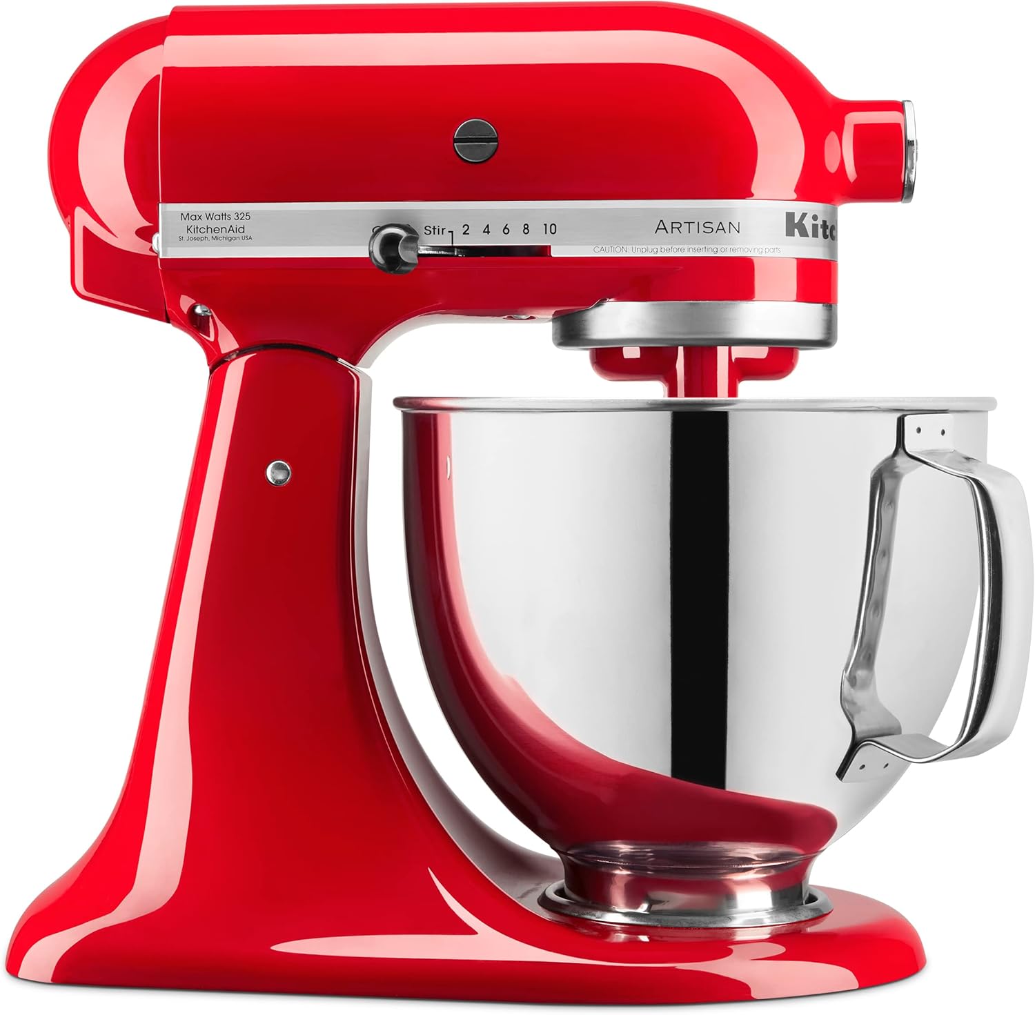 KitchenAid Artisan Series 5 Quart Tilt Head Stand Mixer with Pouring Shield KSM150PS, Cast Iron