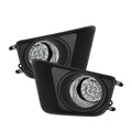 2012-2015 Toyota Tacoma Spyder LED Fog Lights Clear 5075154