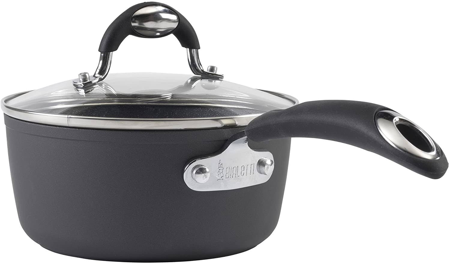 Bialetti Impact 10-Piece Black Nonstick Cookware Set