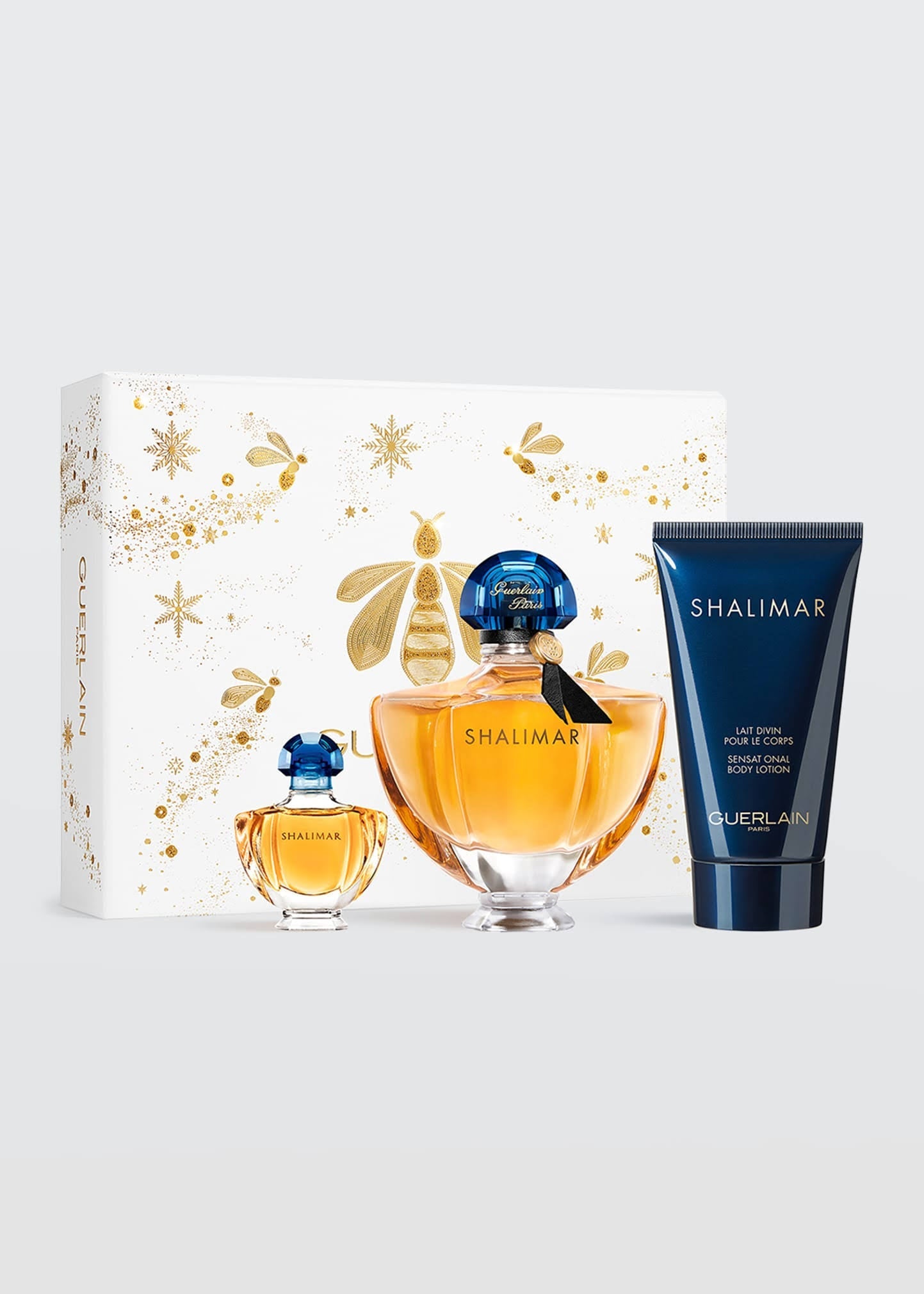 Guerlain Womens Shalimar Eau De Parfum 3Piece Holiday Set  Value