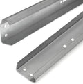 Garage Door Vertical Track Replacement – Set of Left and Right for 7 Foot Tall - Garage Door Rails Galvanized Steel Hardware Door Rails for Residential/Light Commercial Side Tracks for 2-inch Rollers