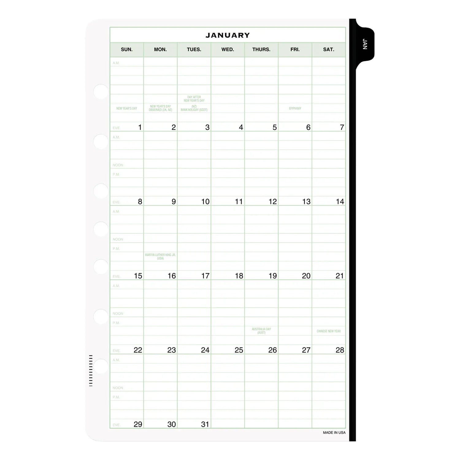 Day-Timer Two-Page-Per-Day Original Refill
