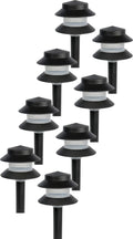 Paradise GL22627 Low Voltage Plastic 4W Path Light (Black, 8 Pack)