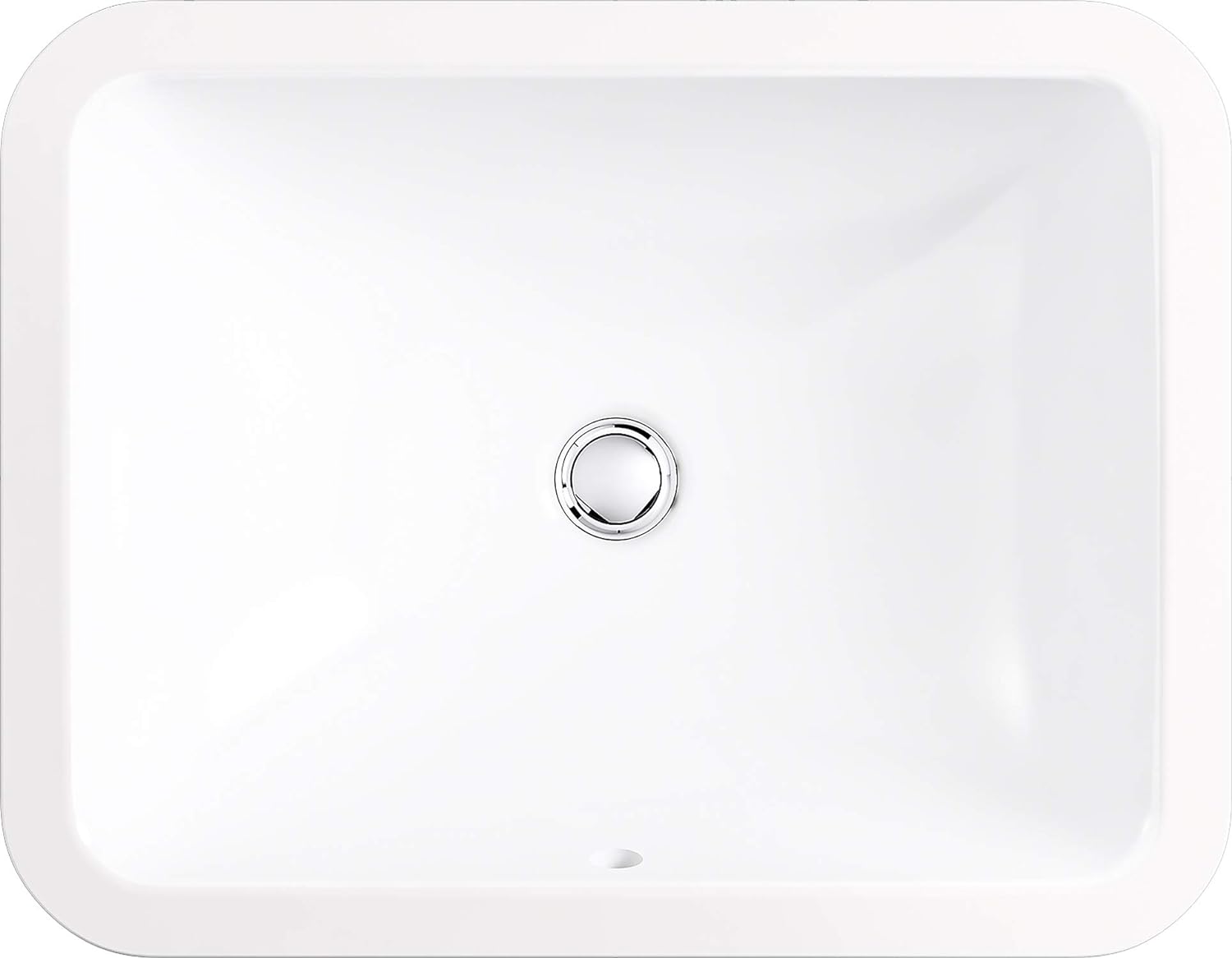 KOHLER K-20000-0 Caxton Under-Mount Bathroom Sink, White
