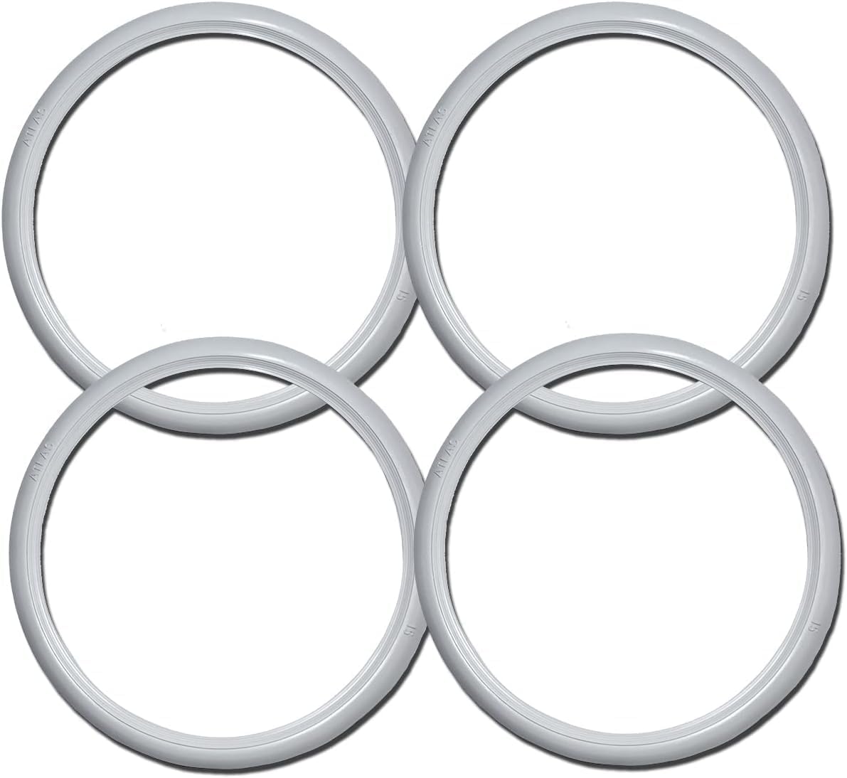 Atlas Brand 20'' inch White Walls Tire Insert Trim Set x4 Pieces