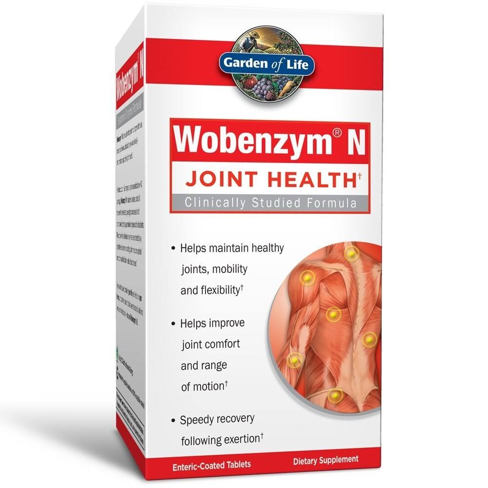 Garden of Life Wobenzym N Joint Health Dietary Supplements Tablets  800 count