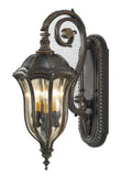 Feiss OL6002WAL Baton Rouge 3-Light Wall Lantern, Walnut