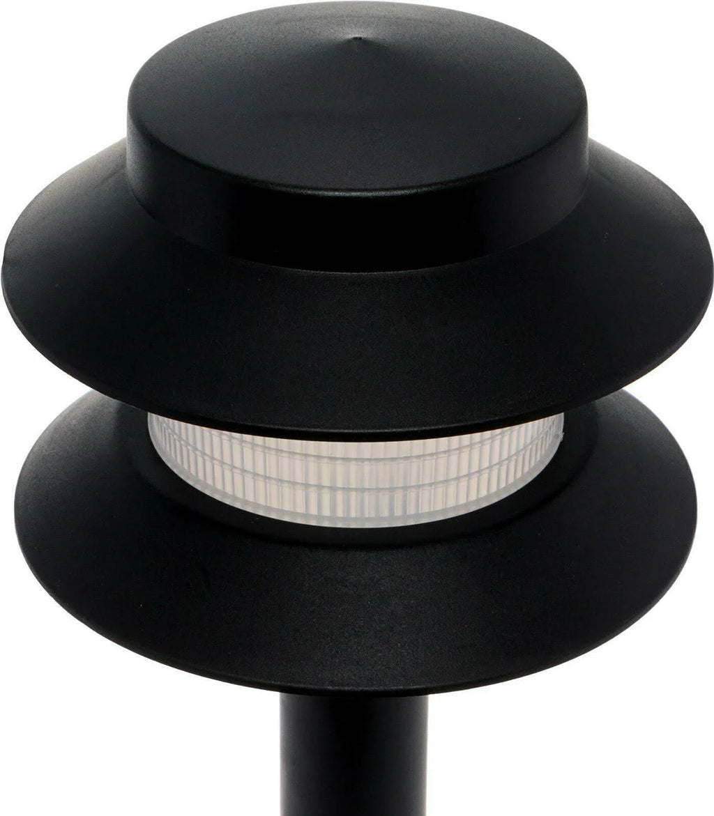 Paradise GL22627 Low Voltage Plastic 4W Path Light (Black, 8 Pack)