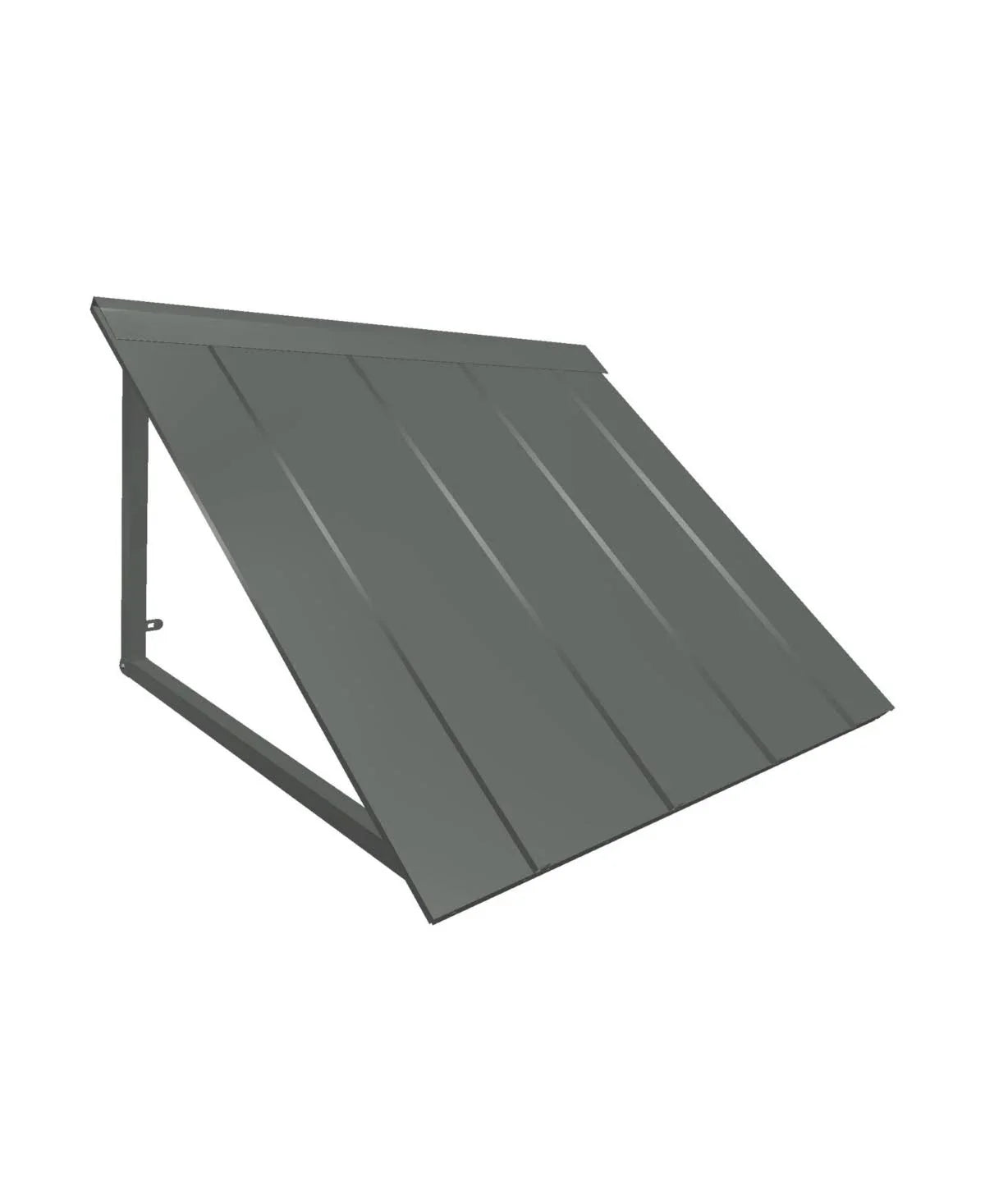 Awntech H23-US-7COP 7 ft. Houstonian Metal Standing Seam Awning Copper - 92 x 24 x 36 in.