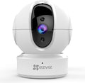 EZVIZ C6CN 1080p Indoor Pan/Tilt WiFi Security Camera, 360° Coverage, Auto Motion Tracking, Two-Way Audio, Clear 30ft Night Vision, Supports MicroSD Card up to 256GB (Sold Seperately), 2.4GHz WiFi
