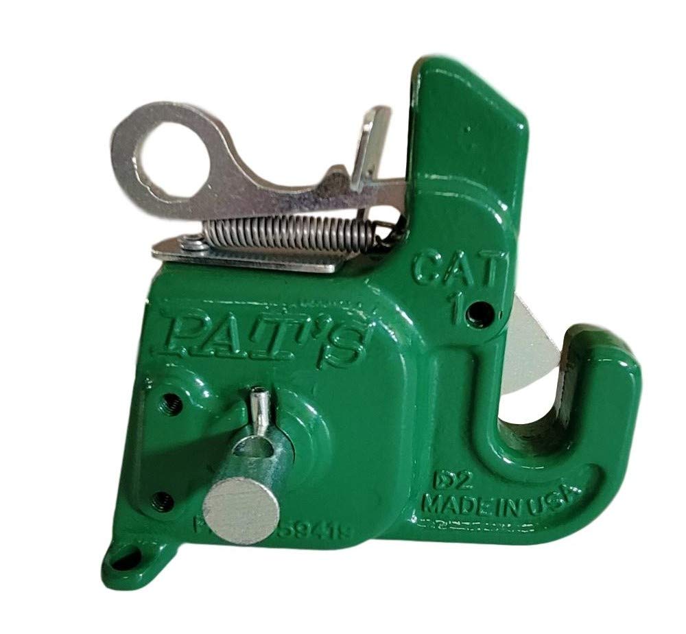 Pat's Easy Change with Stabilizer Bar - Best Quick Hitch System On The Market – Flexible, Durable and Affordable (CAT #1 Green)