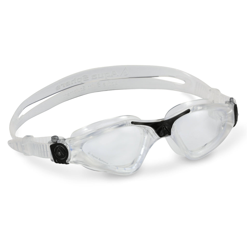Aqua Sphere Kayenne Goggle with Clear Lens, Clear/Black, Regular