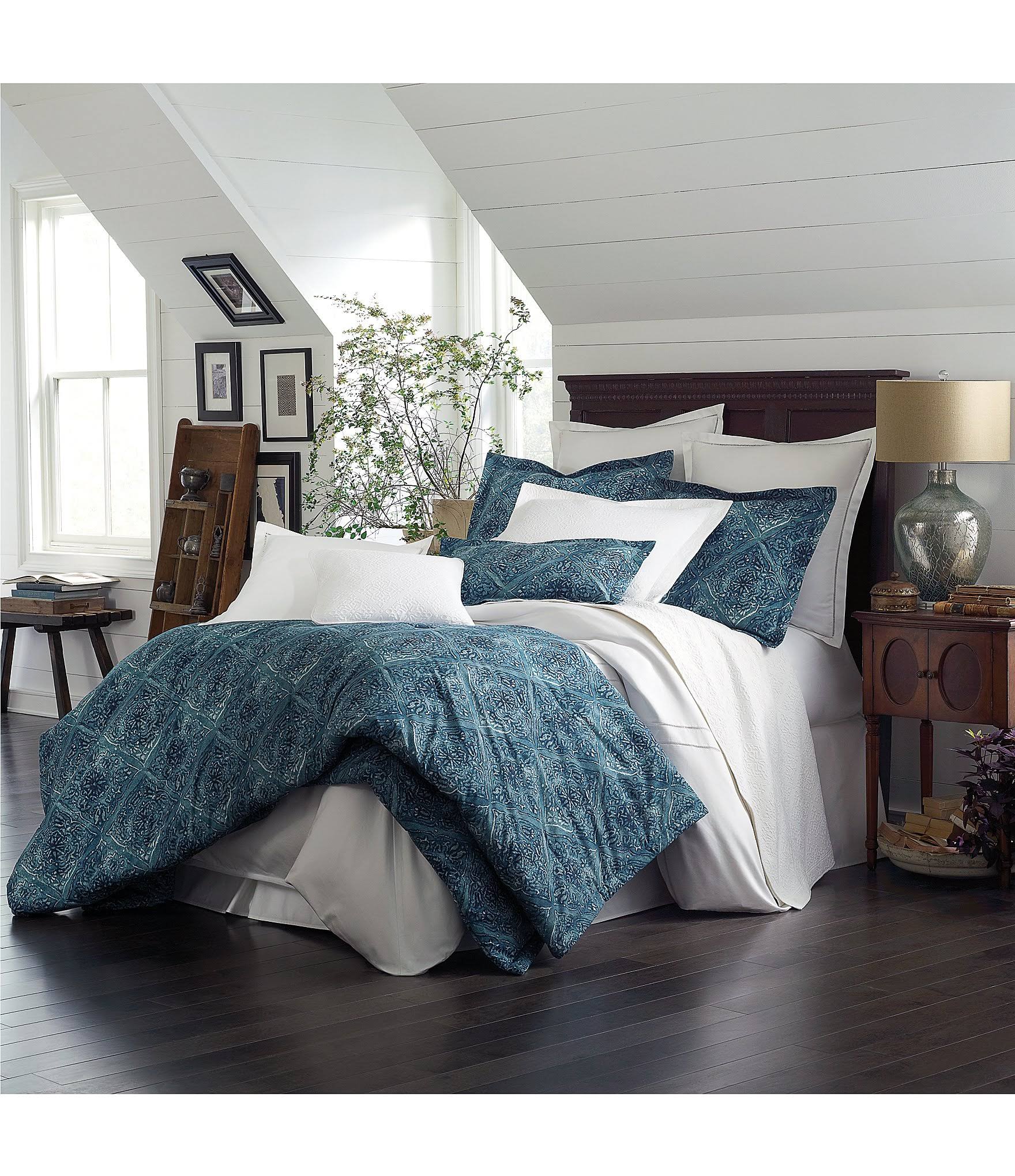 Southern Living Heirloom Sateen Twill Euro Sham - White