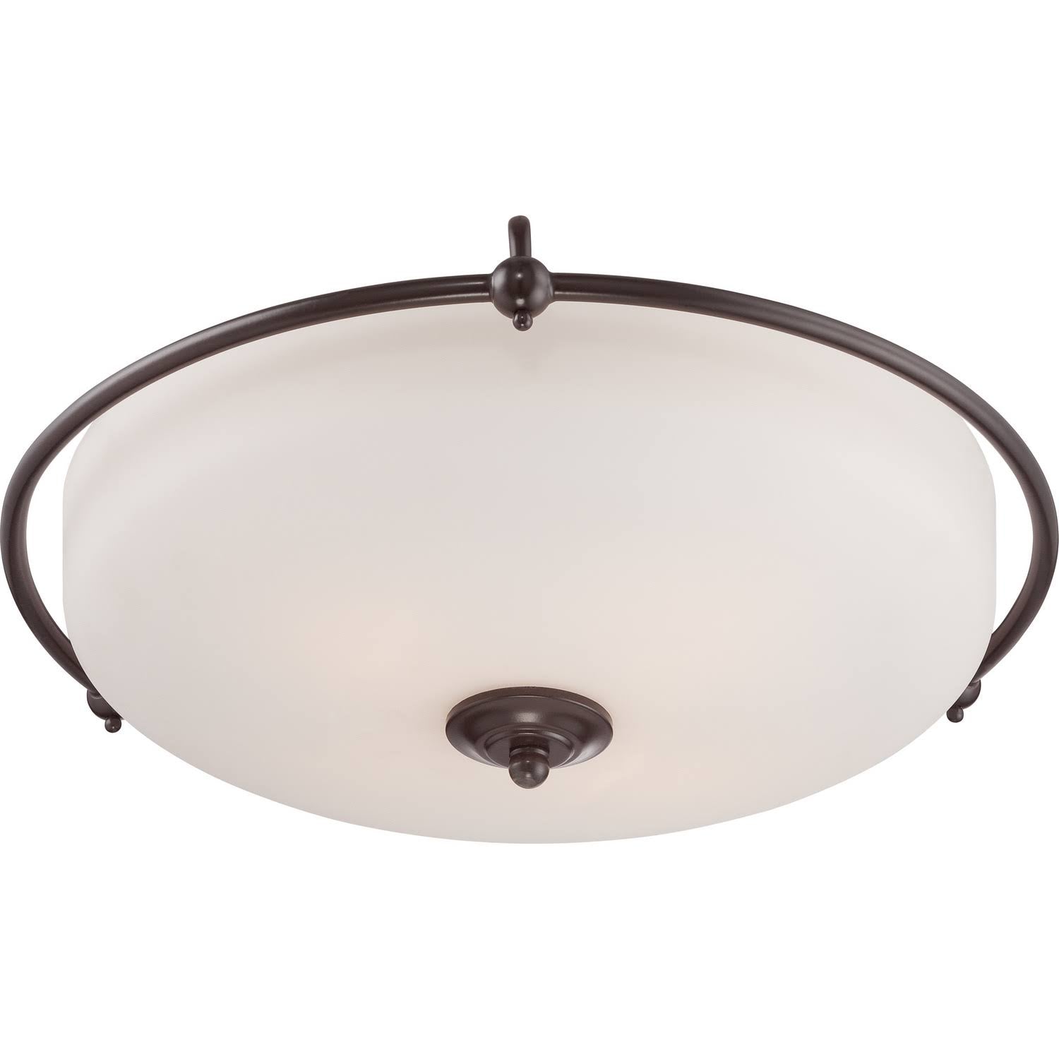 Quoizel GF1621PN Griffin Flush Mount Light, Palladian Bronze