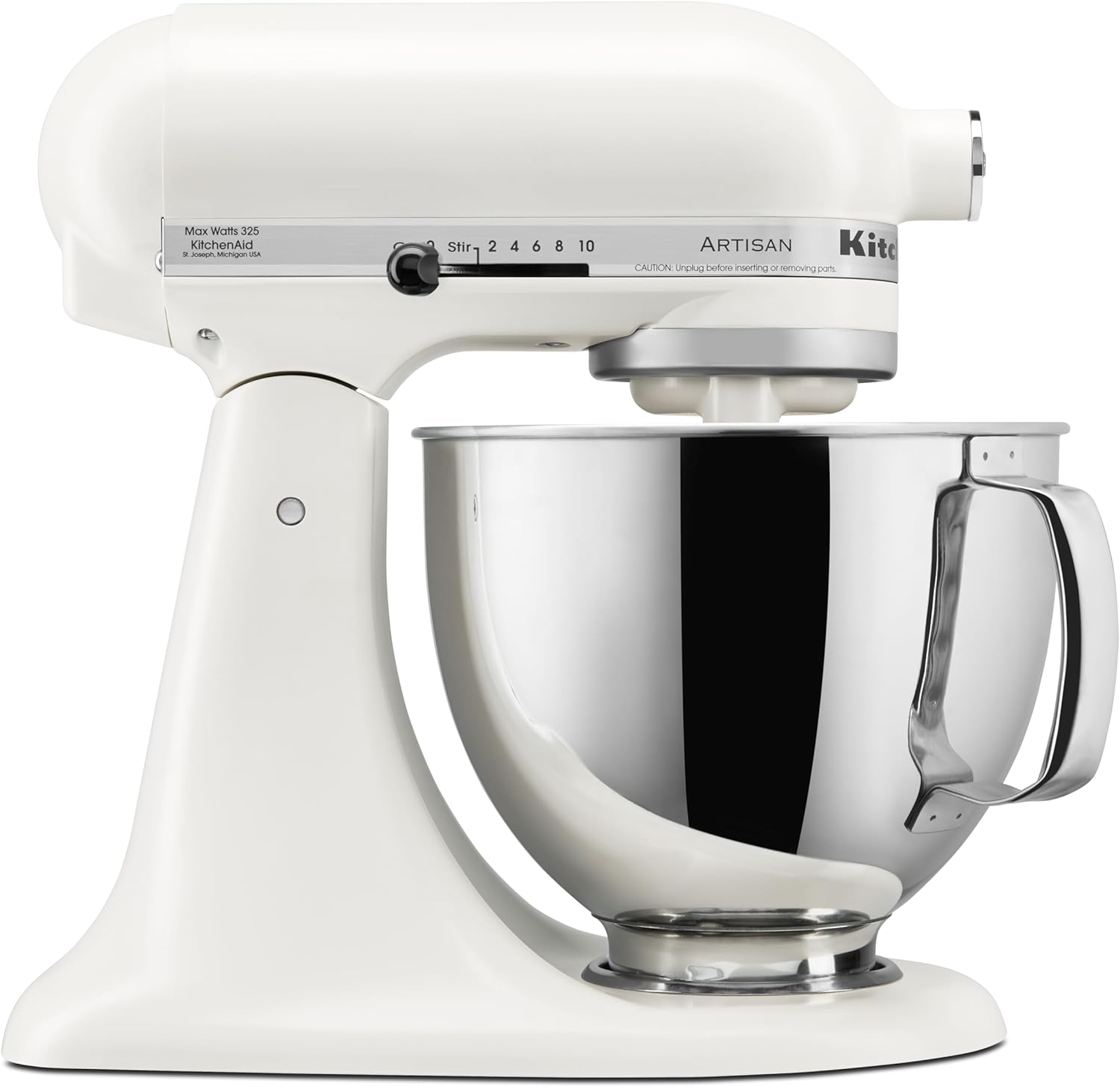 KitchenAid Artisan Series 5 Quart Tilt Head Stand Mixer with Pouring Shield KSM150PS, Cast Iron