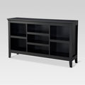 Threshold Carson Horizontal Bookcase with Adjustable Shelves - Black