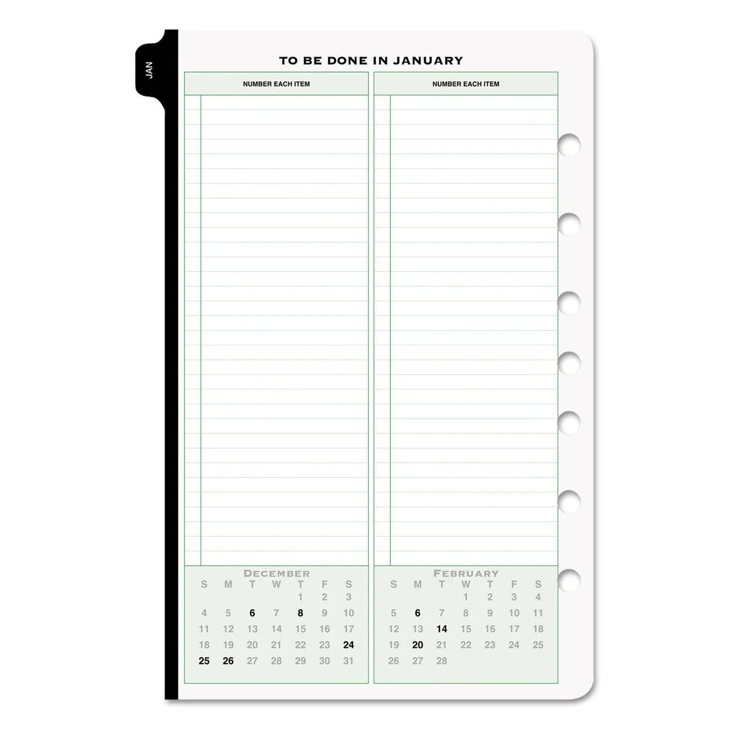 Day-Timer Two-Page-Per-Day Original Refill