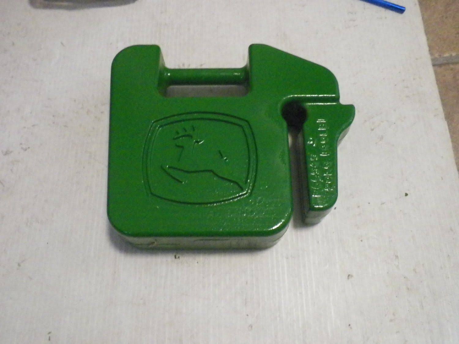 John Deere Rear Extra Weight 42 lbs. Traction Suitcase Tractor Balance Green