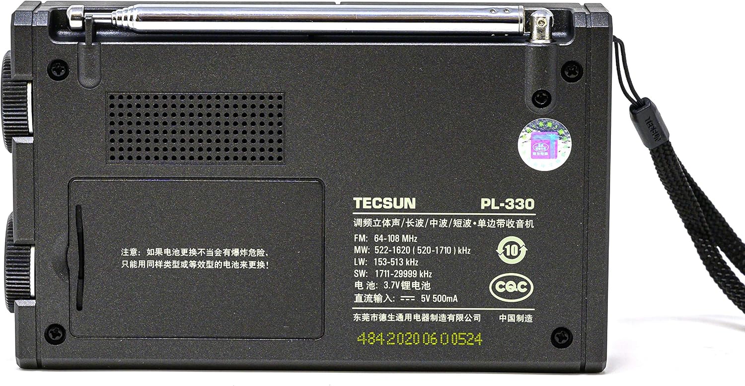 Tecsun Digital PL330 AM/FM/LW/SW Worldband Radio with Single Side Band Receiver