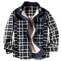 Men's  Winter Plaid Sherpa Lined Jacket