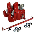 Pat's Easy Change with Stabilizer Bar - Best Quick Hitch System On The Market – Flexible, Durable and Affordable (RED CAT #1)