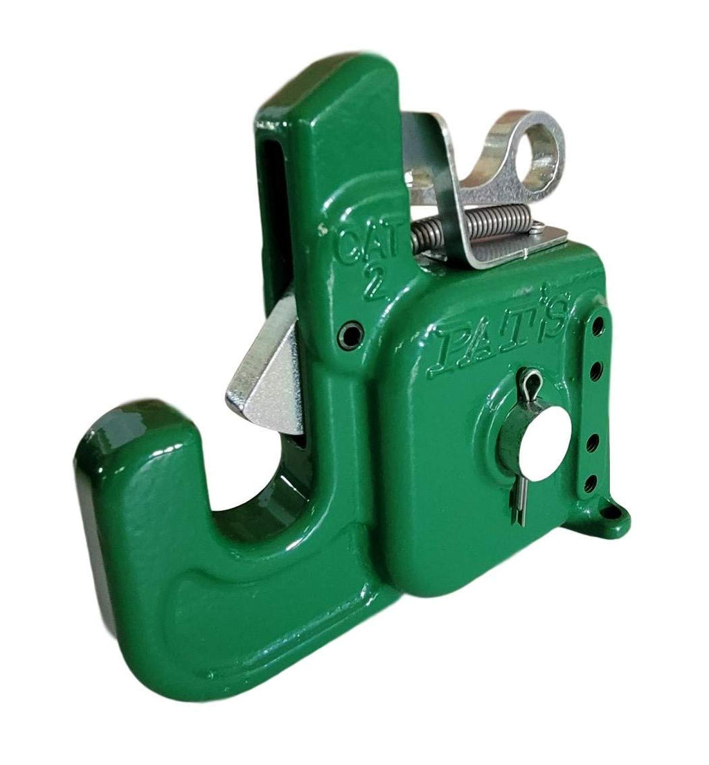 Pat's Easy Change with Stabilizer Bar - Best Quick Hitch System On The Market – Flexible, Durable and Affordable (CAT #1 Green)