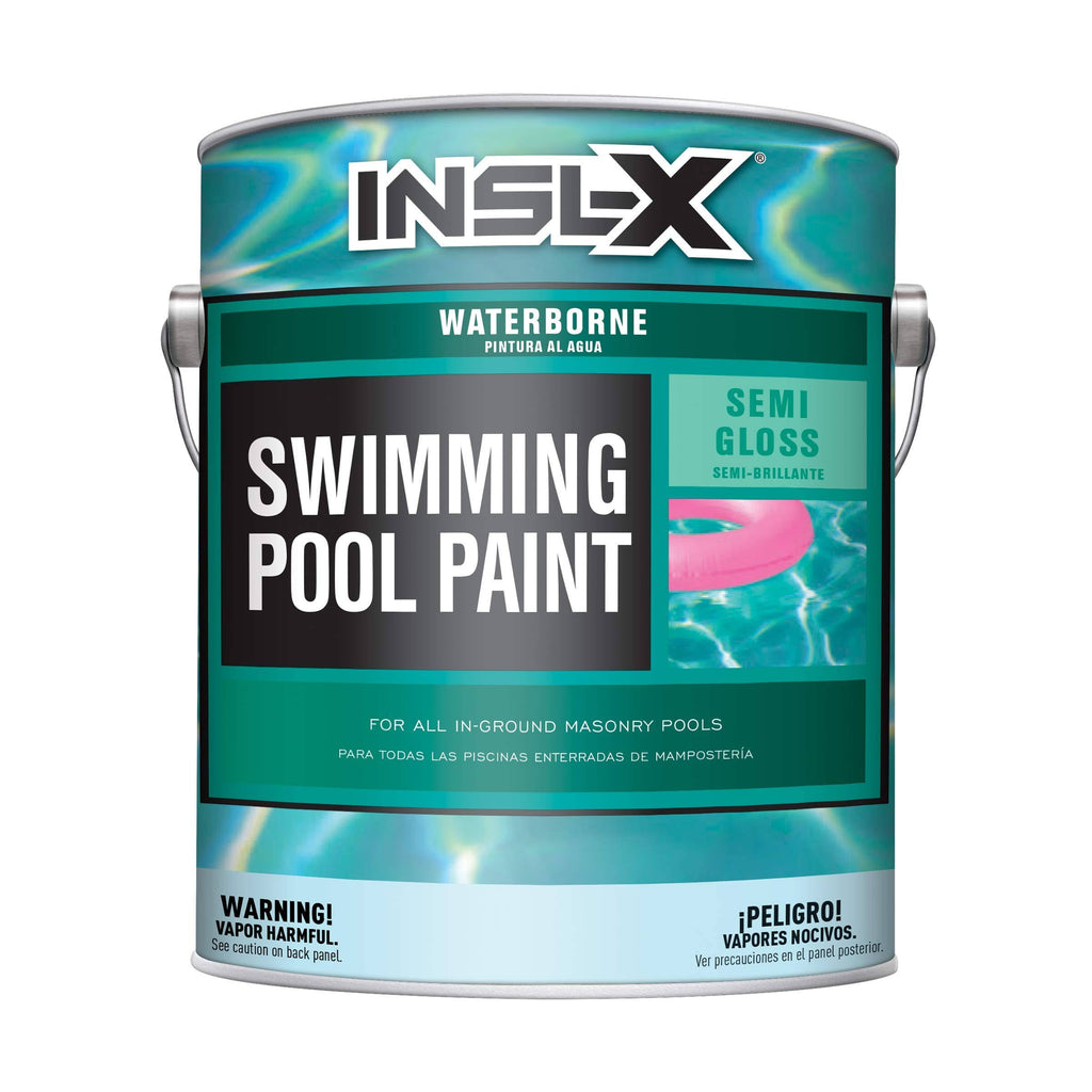 Insl-X Wr102309a-01 Waterborne Semi-Gloss Pool Paint 1 Gallon Ocean Blue