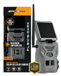 SPYPOINT Flex-S-Dark Solar Cellular Trail Camera – Built-in Solar Panel, 40MP Photos, 1080p Videos + Sound, No-Glow Game Camera, Night Vision, Motion Activated Trail Cam