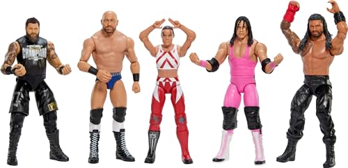 Mattel WWE Action Figure, Series #146 Roman Reigns 6-inch Collectible with 10 Articulation Points & Life-Like Look