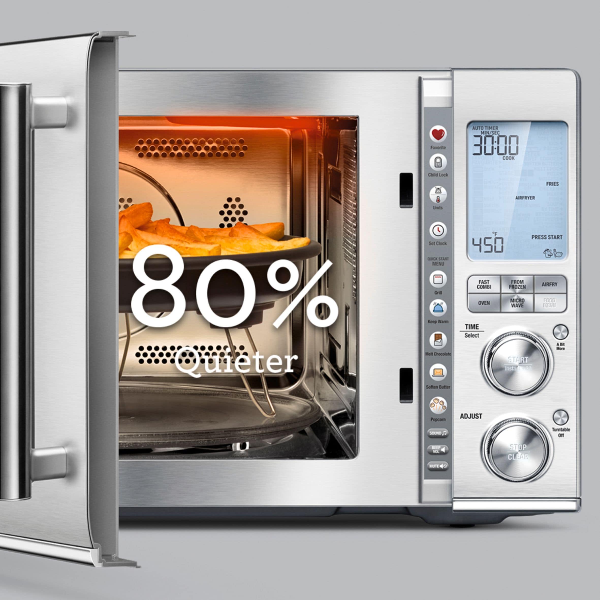 Breville BMO870BSS1BUC1 - 1.1 Cu. Ft. Convection Microwave