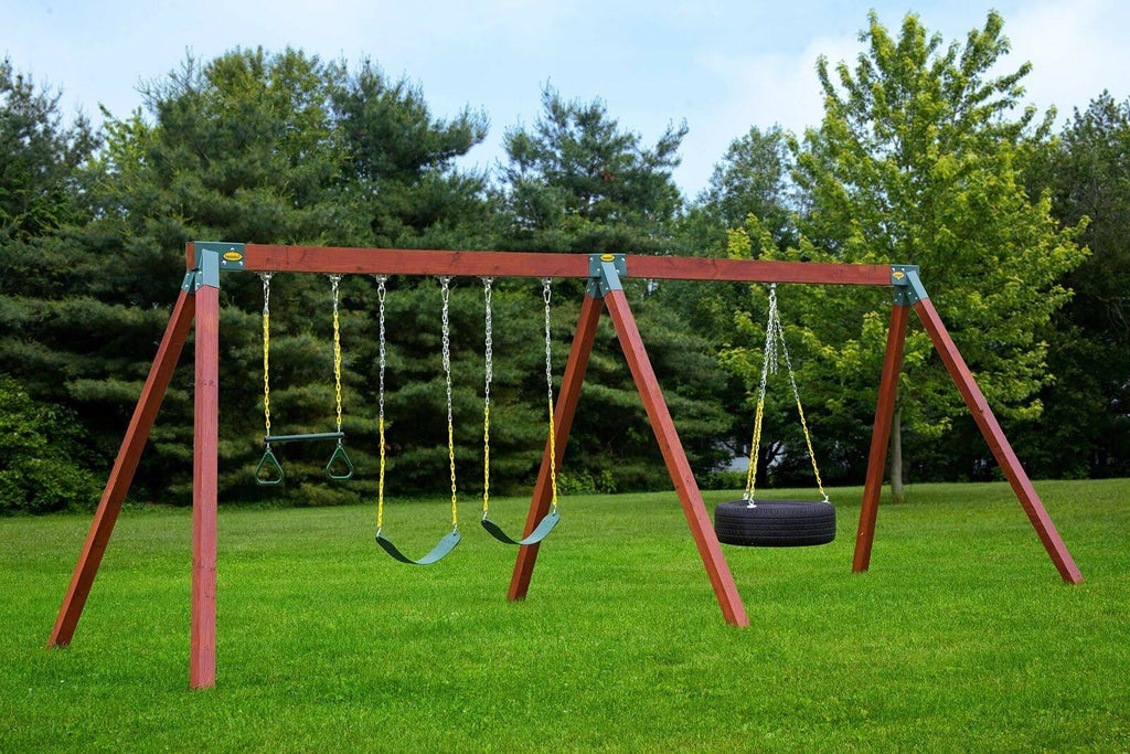 Eastern Jungle Gym Easy 1-2-3 90° A-Frame Swing Set Bracket Heavy Duty for EZ, Simple Install - DIY Swing Set Parts